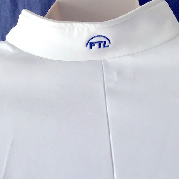 White and Blue Women's Pantsuit - Picture 8 of 8